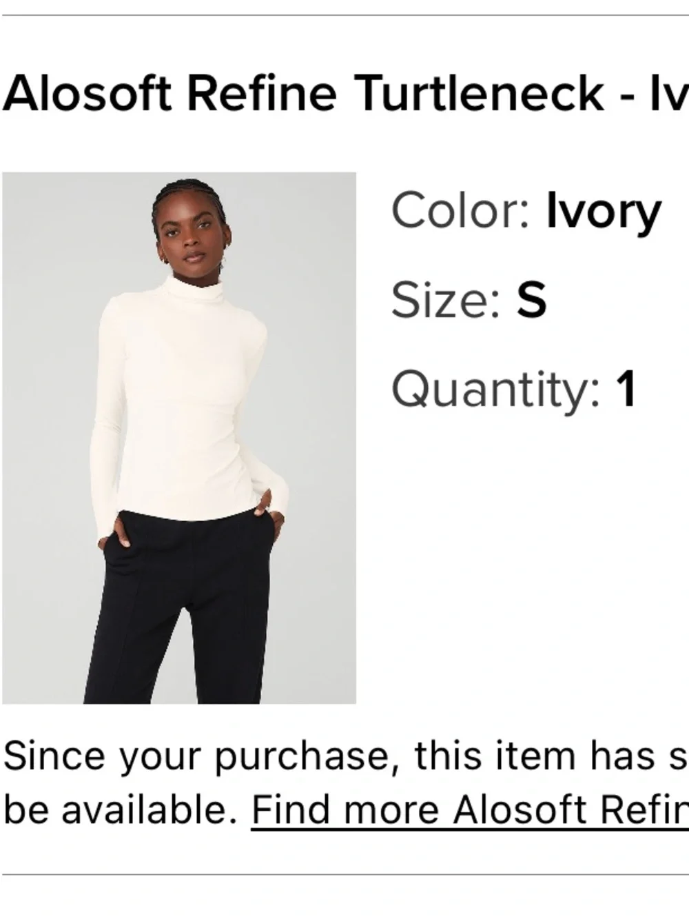 ALO Yoga Alosoft Refine Turtleneck